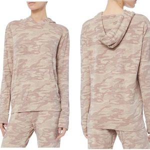 Monrow Pink Camo Hoodie